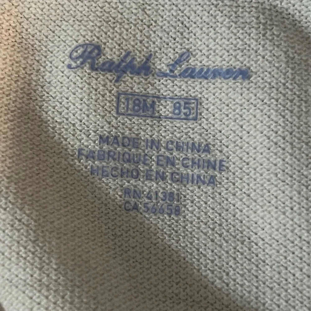 Ralph Lauren Baby Sailboat Tennis Dress 18 Months White Primary Color Stripes